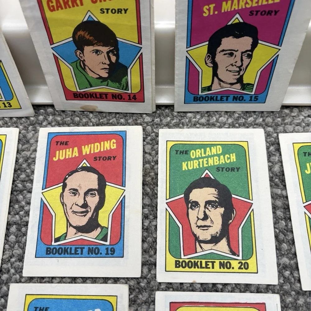 1971‎ Topps Hockey Booklets Complete Set 1-24 VTG Collectible Set